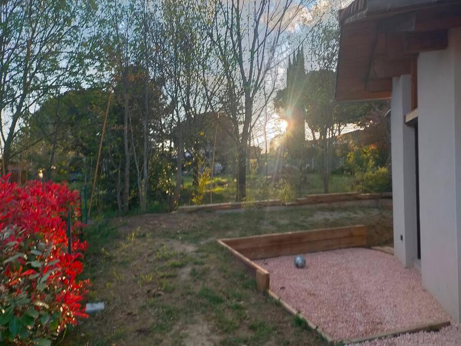 Auzeville-Tolosane Studio Ambiance Verdoyante Et Vue Sur La Vallee מראה חיצוני תמונה